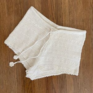 DÔEN Lia crochet shorts